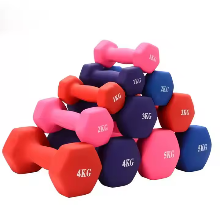 Lightweight aerobic dumbbells perfect for walking, toning, and cardio workouts