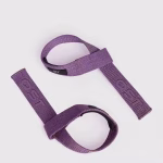 Deadlift lifting straps for grip support during heavy weight training