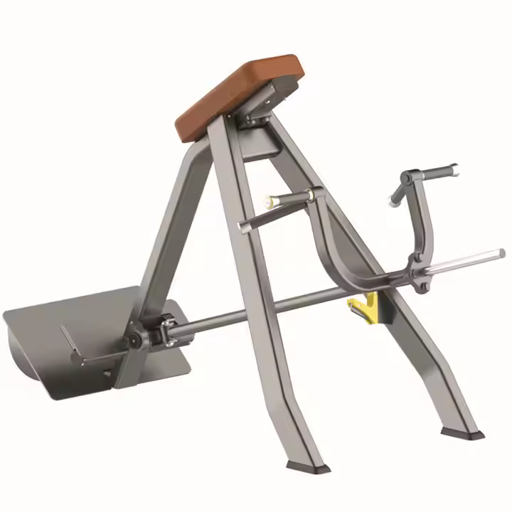 Chest-supported T-bar row machine for building a strong back without lower back strain